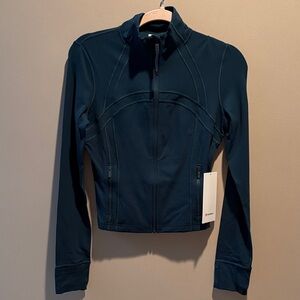LULULEMON CROPPED JACKET NULU IN INDOCHINE BLUE SZ 6 NWT